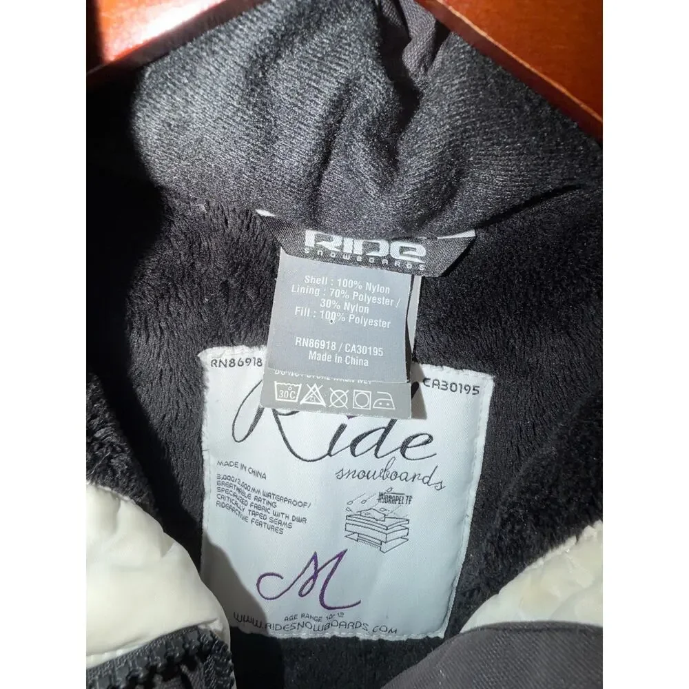 Ride brand youth girl's ski/snowboard jacket and pants-size Medium